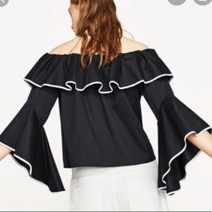 NWOT Zara off the shoulder top